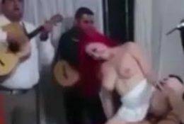 Mariachis Playing & Friends Filming While a Friend Bangs a Gorgeous Girl in a Hotel Room on adultfans.net