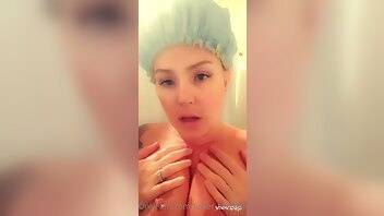 Tinker bell6964 a little rub a dub in the tub granny looking shower cap lol onlyfans xxx videos on adultfans.net