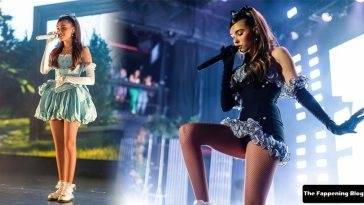Madison Beer Shows Off Her Sexy Legs in a Tiny Dress at The Life Support Tour in New York - fapfappy.com - New York - city New York - Madison