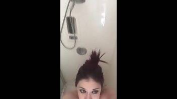 Sexy Aymee Washing oil off the shower - OnlyFans free porn on adultfans.net