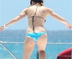Jessica Biel On A Boat In A Thong Bikini on adultfans.net