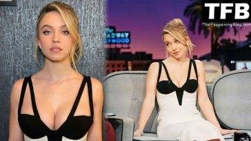 Sydney Sweeney Shows Off Her Sexy Boobs on 18The Late Late Show with James Corden 19 Show in LA (16 Photos + Video) on adultfans.net