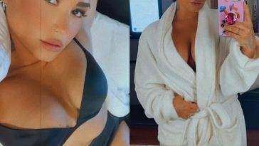 Demi Lovato Shows Off Her Tits on adultfans.net