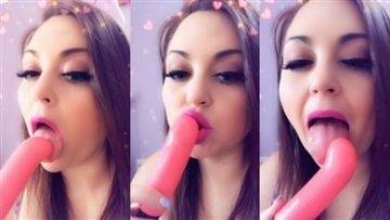 Alexa Vin Nude Dildo Sucking Porn Video  on adultfans.net