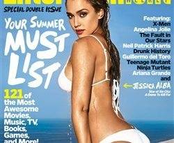 Jessica Alba In A Bikini On The Cover Of Entertainment Weekly on adultfans.net