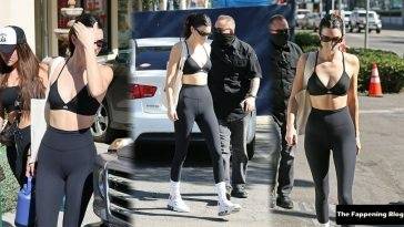 Kendall Jenner Shows Off Her Sexy Tits & Cameltoe in West Hollywood on adultfans.net