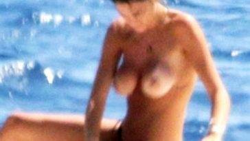 Francesca Sofia Novello Nude Tits on the Yacht on adultfans.net