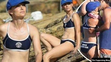 Natalie Portman Shows Off Her Sexy Figure on the Beach in Sydney on adultfans.net
