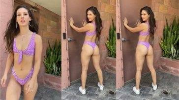 Natalie Gibson Topless Bikini Ass Shaking Video Leaked on adultfans.net