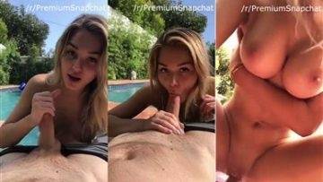 Heidi Grey Snapchat Fucking By the Pool  Video on adultfans.net