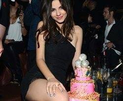 Victoria Justice Celebrates 21st Birthday In A Little Black Dress on adultfans.net