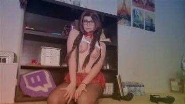 Jaxerie Nude Twitch  School Girl Teasing Porn Video on adultfans.net