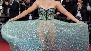 Tallia Storm Shows Off Her Sexy Tits at the 75th Annual Cannes Film Festival on adultfans.net