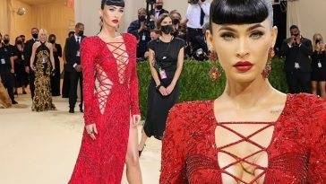 Megan Fox Looks Sexy in Red at the 2021 Met Gala in NYC (148 Photos) [Updated] on adultfans.net