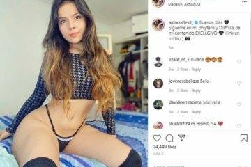AIDA CORTES Nude Anal Video Instagram Model  on adultfans.net