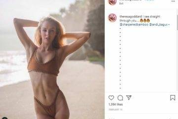 THERESA GODDARD Nude Full Video Skinny Model on adultfans.net