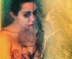 Miley Cyrus Topless Shower Pic Is So Meta on adultfans.net