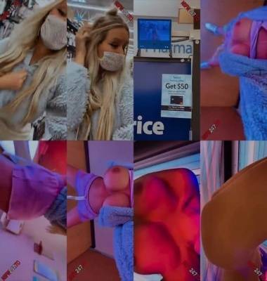 Sydney Fuller public tits flashing & tanning snapchat premium 2020/12/24 on adultfans.net