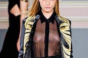 Cara Delevingne Topless Tits For Fashion on adultfans.net