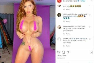Amanda Nicole Nude Blowjob Porn  Video on adultfans.net