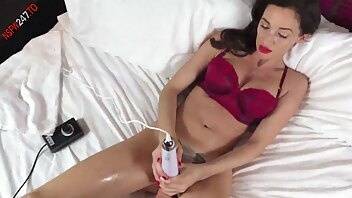 Georgie Darby penetrated by fuck machine while a vibrator teases her clit onlyfans porn videos on adultfans.net