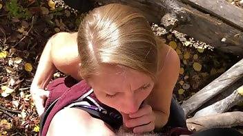 Aspenrose bj_in_the_aspens_after_adventuring_all_day_i_wanted_to_play_in_nature_so_i_sucked_my_pa... on adultfans.net