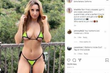 Christina Khalil Nude Tease Latex Patreon Video on adultfans.net