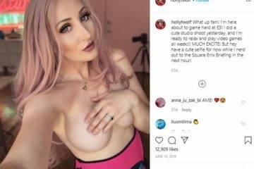 Holly Wolf Nude Video  Video Twitch Streamer on adultfans.net