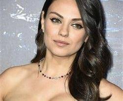 Mila Kunis Shows Her Sloppy Post-Prego Cleavage At The 'Jupiter Ascending' Premiere on adultfans.net