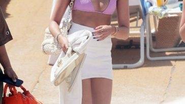 Sasha Attwood is Seen Leaving the Hotel Martinez in Cannes on adultfans.net