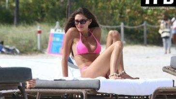 Debbie St. Pierre Puts Sensational Beach Body on Display in Miami on adultfans.net