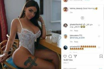 Kahina_sbeauty Nude Pussy Play Instagram Model on adultfans.net