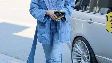 Khloe Kardashian Doubles Up Her Denim For a Shopping Trip at Sap and Honey in Sherman Oaks on adultfans.net
