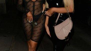 Jess & Eve Gale Head For a Night Out at Tape Nightclub in London on adultfans.net