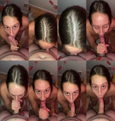Just WingIt - giving blowjob to her boyfriend on adultfans.net