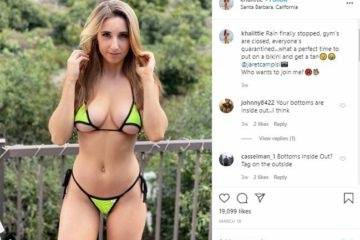 Christina Khalil Nude Try On Haul Tease Lewd on adultfans.net