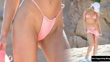 Joy Corrigan Shows Off Her Sexy Figure on The Beach in Cabo San Lucas on adultfans.net
