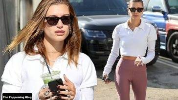 Hailey Bieber Looks Fit in West Hollywood on adultfans.net