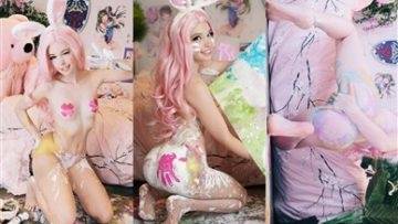 Belle Delphine  Ass Painting Video  on adultfans.net