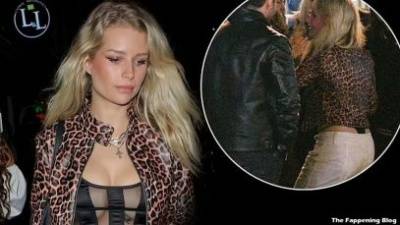 Lottie Moss Puts on a Sexy Display Stepping Out For a Night of Fun With Friends in London on adultfans.net
