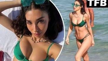 Chantel Jeffries Shows Off Her Sexy Bikini Body on the Beach in Miami on adultfans.net