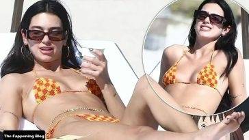 Dua Lipa Enjoys the Beach Life in Miami After Rehearsals on adultfans.net