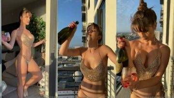Amanda Cerny  Nude New year Celebration Video on adultfans.net