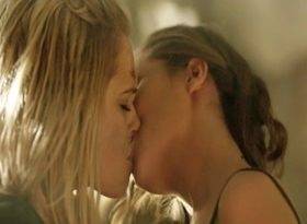 Eliza Taylor & Alycia Debnam-Carey 13 Lesbian in The 100 (No Music) Sex Scene on adultfans.net