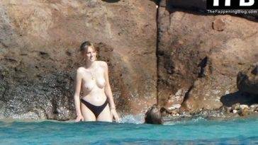 Maya Hawke Goes Nude For A Dip in St Barts on adultfans.net