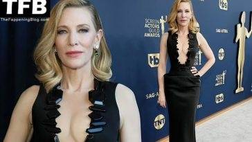 Cate Blanchett Displays Her Sexy Tits at the 28th Annual Screen Actors Guild Awards on adultfans.net