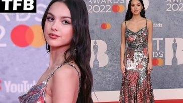 Olivia Rodrigo Cuts an Ethereal Figure in a Silver Dress at the BRIT Awards 2022 on adultfans.net