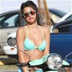 Selena Gomez Slutty Bikini On A Scooter Pics on adultfans.net