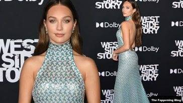 Maddie Ziegler Dazzles in a Beautiful Gown at the West Side Story Premiere in LA on adultfans.net