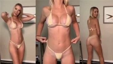Vicky Stark Birthday Suit Try Nude Video Leaked on adultfans.net
